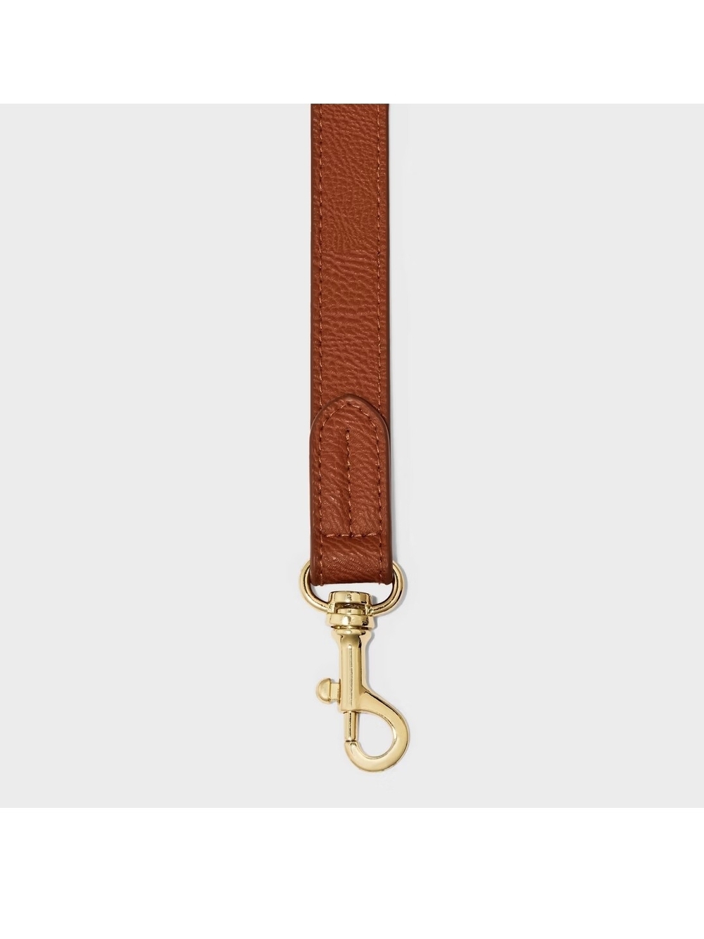 Universal Thread Brown Leather Strap with Gold Hardware